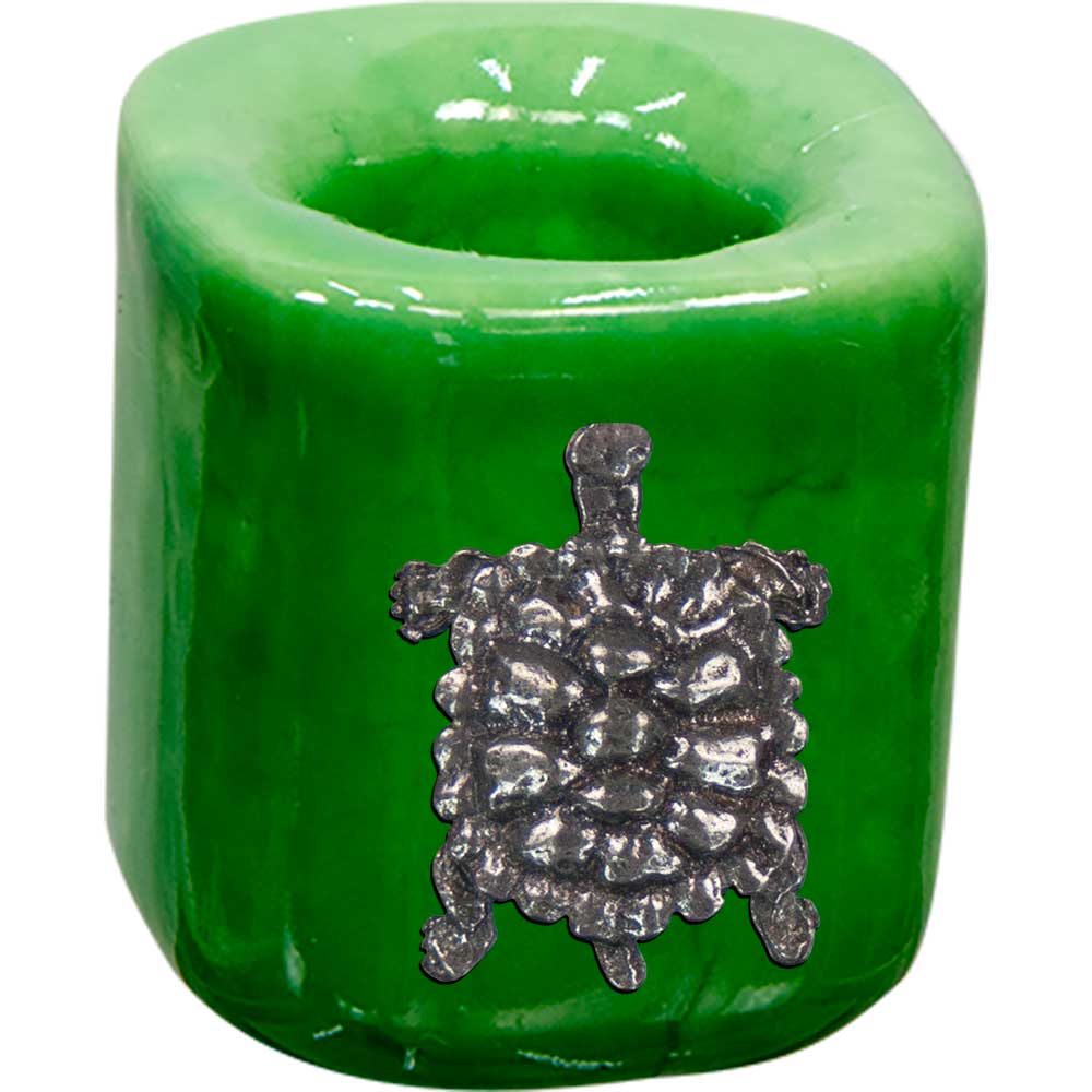 Green Mini Candle Holder - Turtle