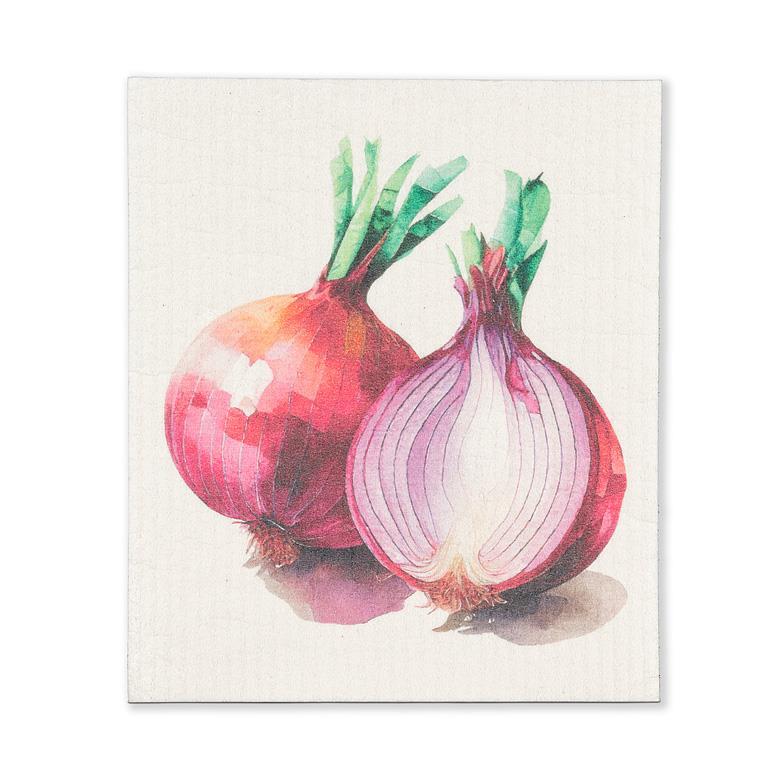Red Onion Swedish Dishcloth