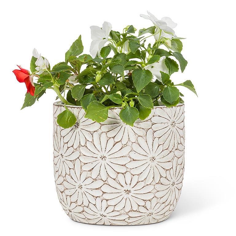 Round Daisy Planter