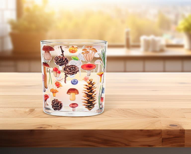 Mushroom Votive Candle Holder