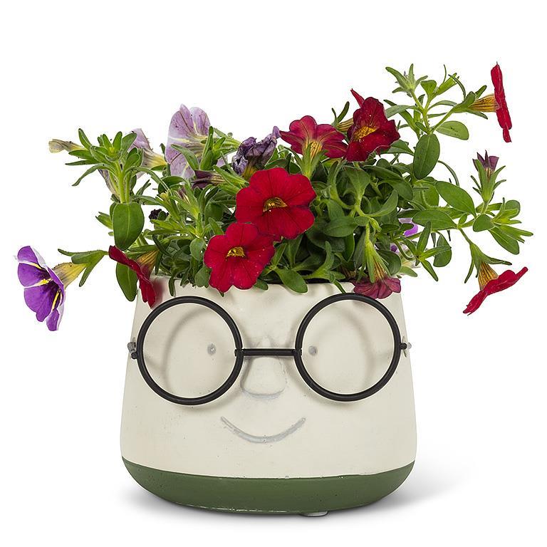 Face Planter with Glasses