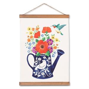 Flowers & Watering Can Wall Scroll