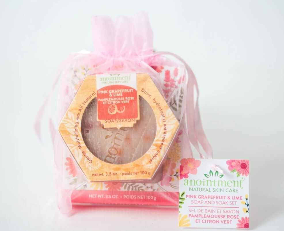 Anointment Natural Skin Care Pink Grapefruit & Lime Set