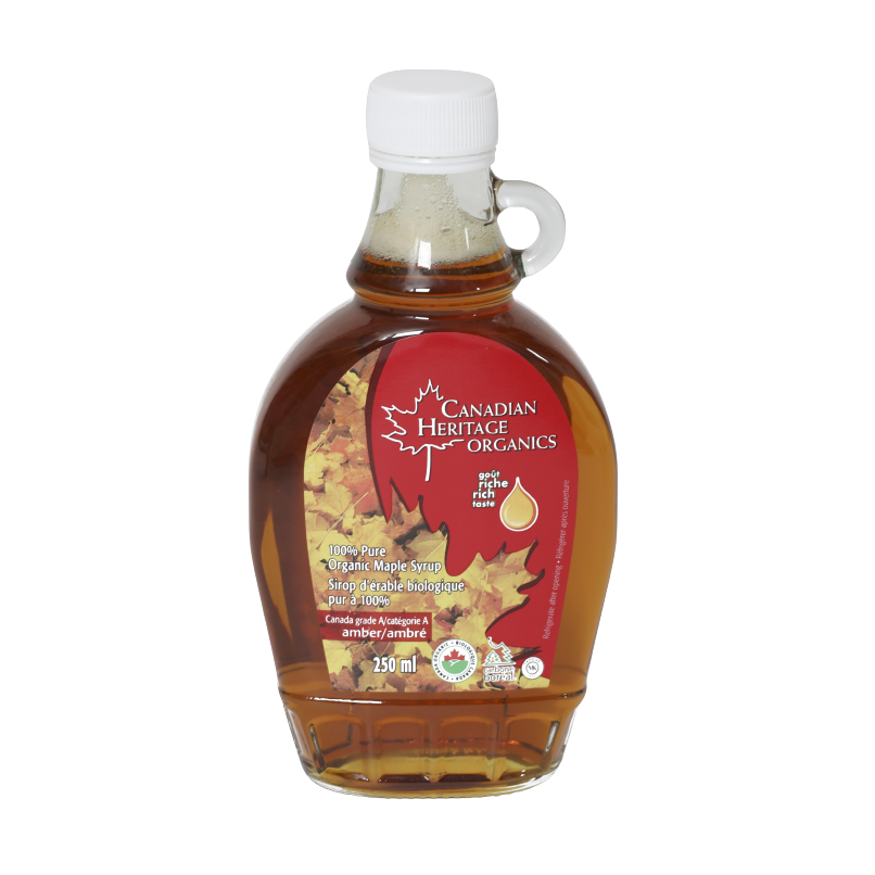 Canadian Heritage Organic 100% Pure Organic Maple Syrup - Amber