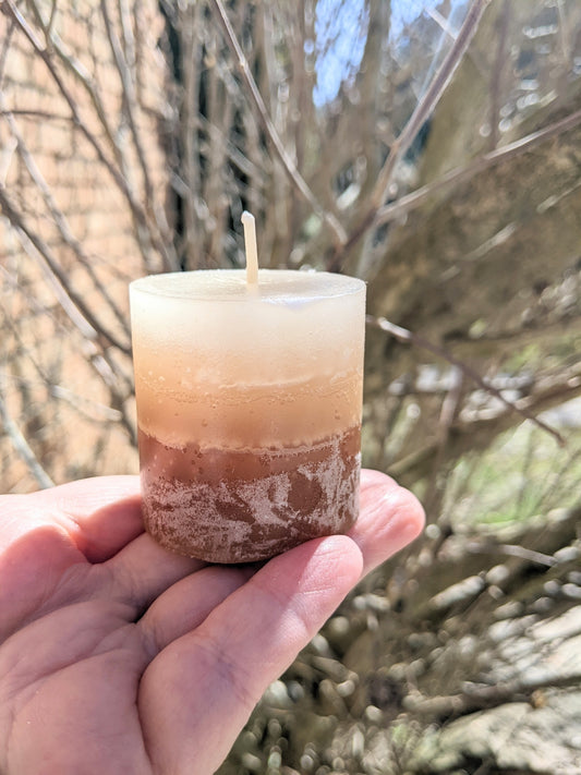 Zenature Elemental Votive Candle - Earth