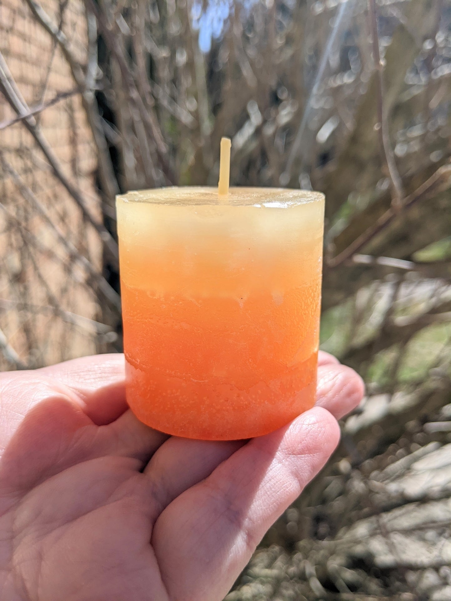 Zenature Elemental Votive Candle - Fire