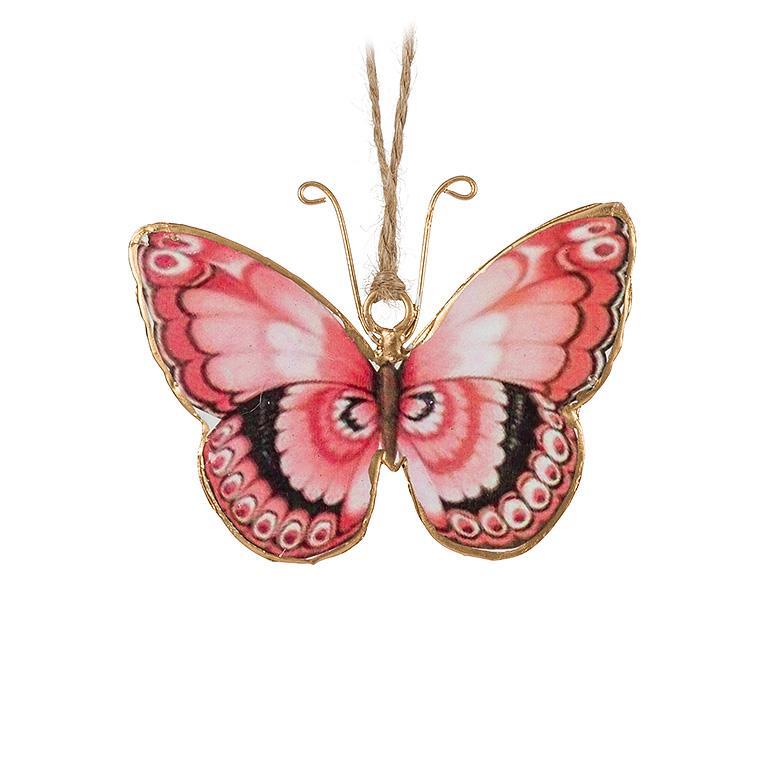 Butterfly Ornament - Pink