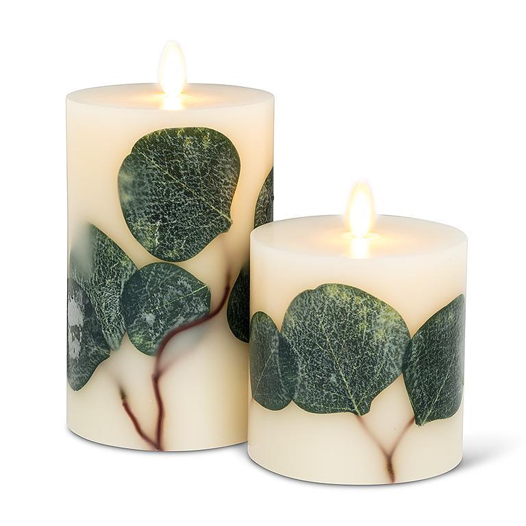 Reallite Flameless Candle - Medium Eucalyptus