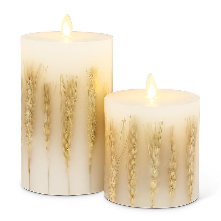 Reallite Flameless Candle - Medium Wheat