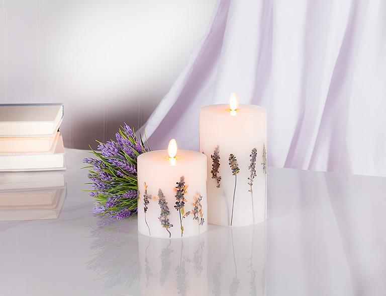 Reallite Flameless Candle - Medium Lavender