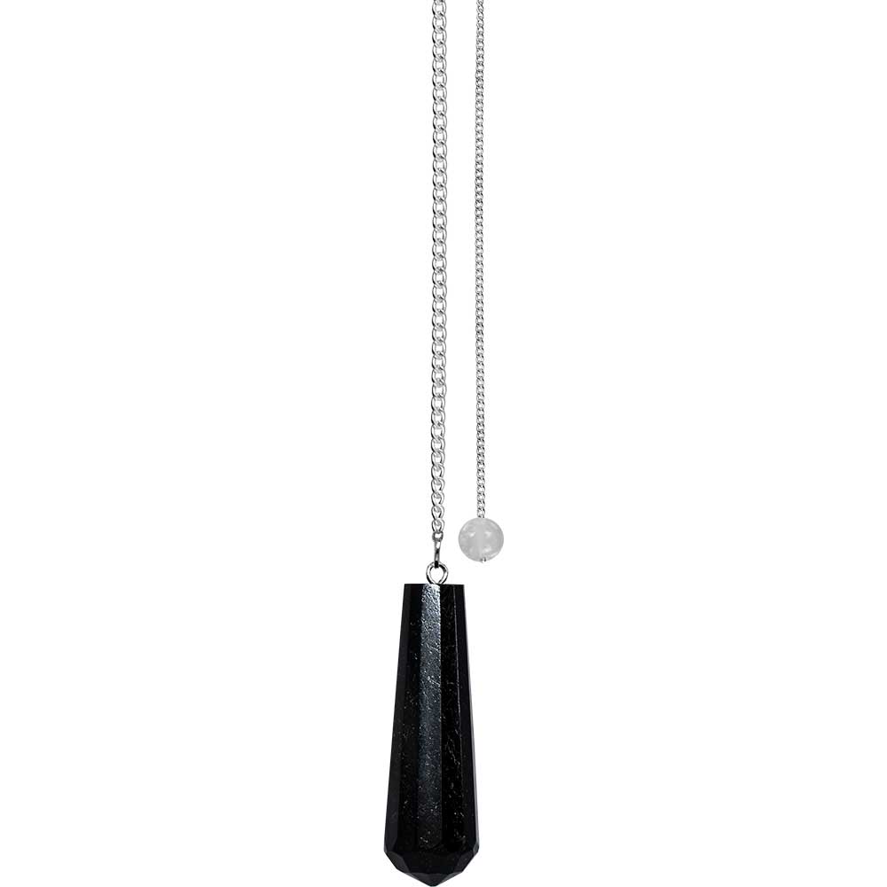 Black Tourmaline Teardrop Pendulum