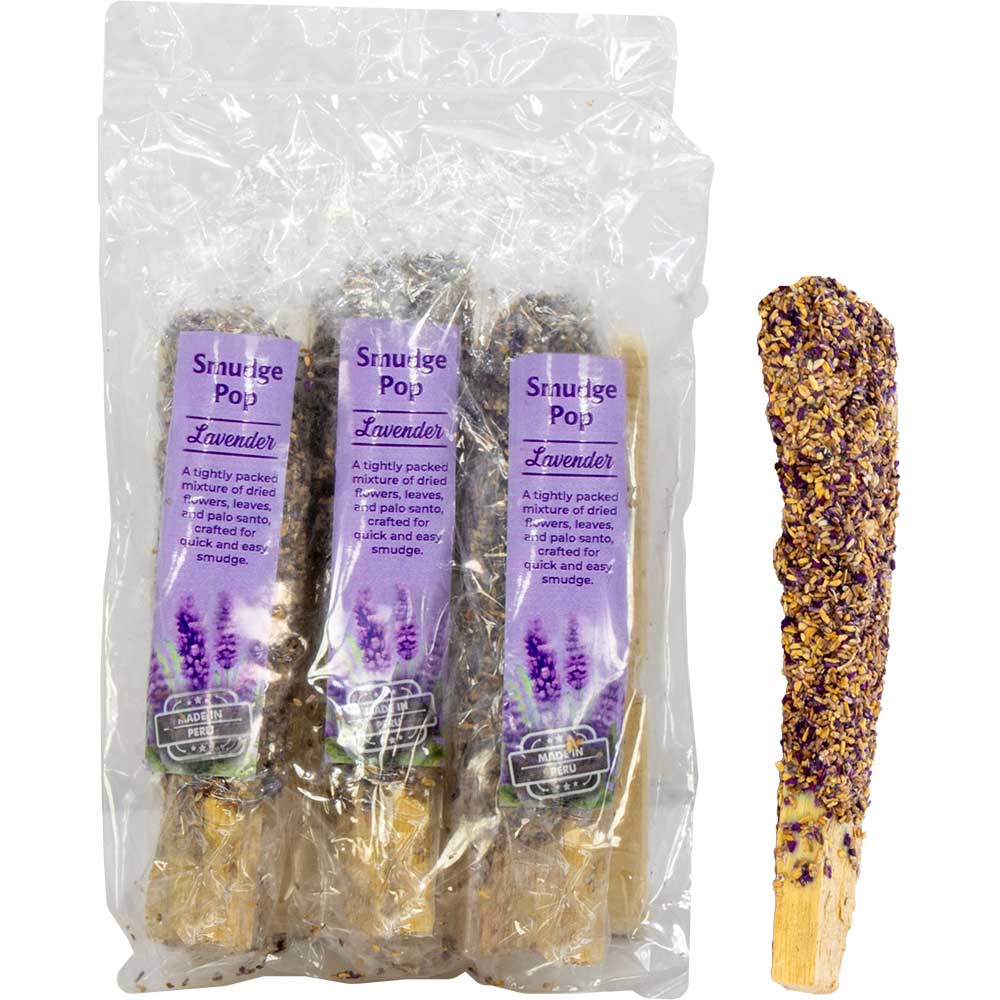 Palo Santo Smudge Pop - Lavender