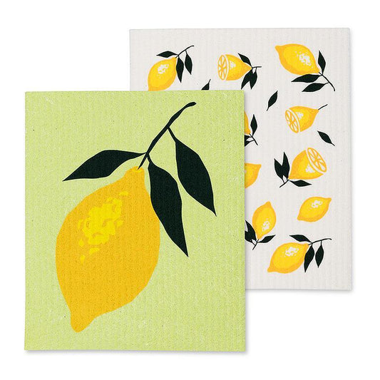 Amazing Swedish Dishcloth - Lemons (Set of 2)