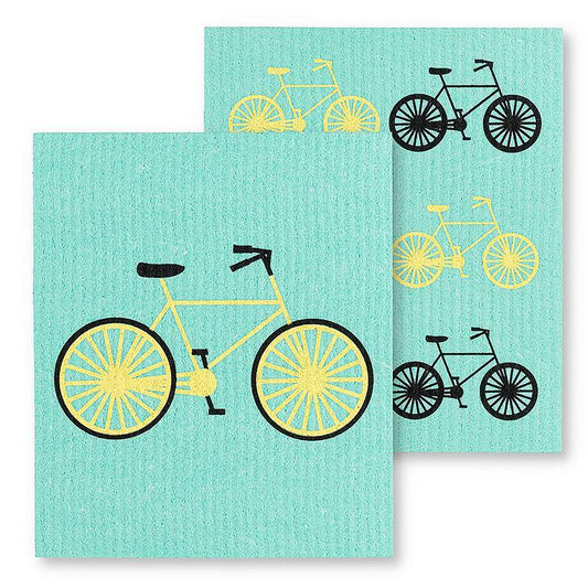 Amazing Swedish Dishcloth - Bicycle (Set of 2)