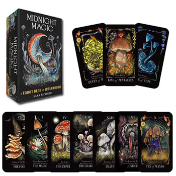 Midnight Magic: A Tarot Deck of Mushrooms