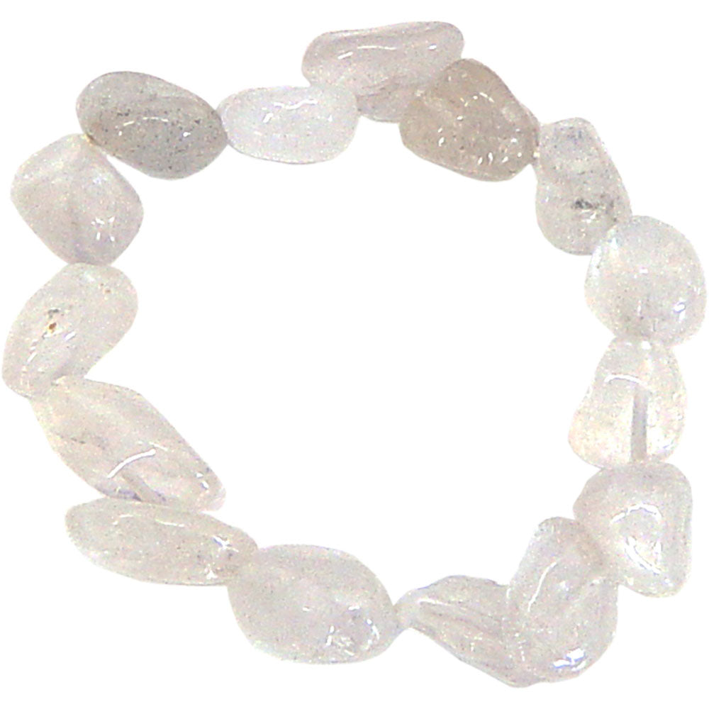 Clear Quartz Tumbled Gemstone Bracelet