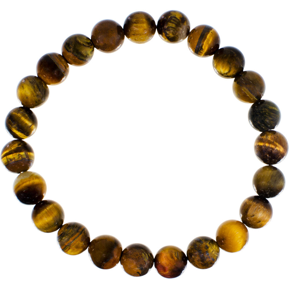 Tiger Eye Gemstone Bracelet 8mm