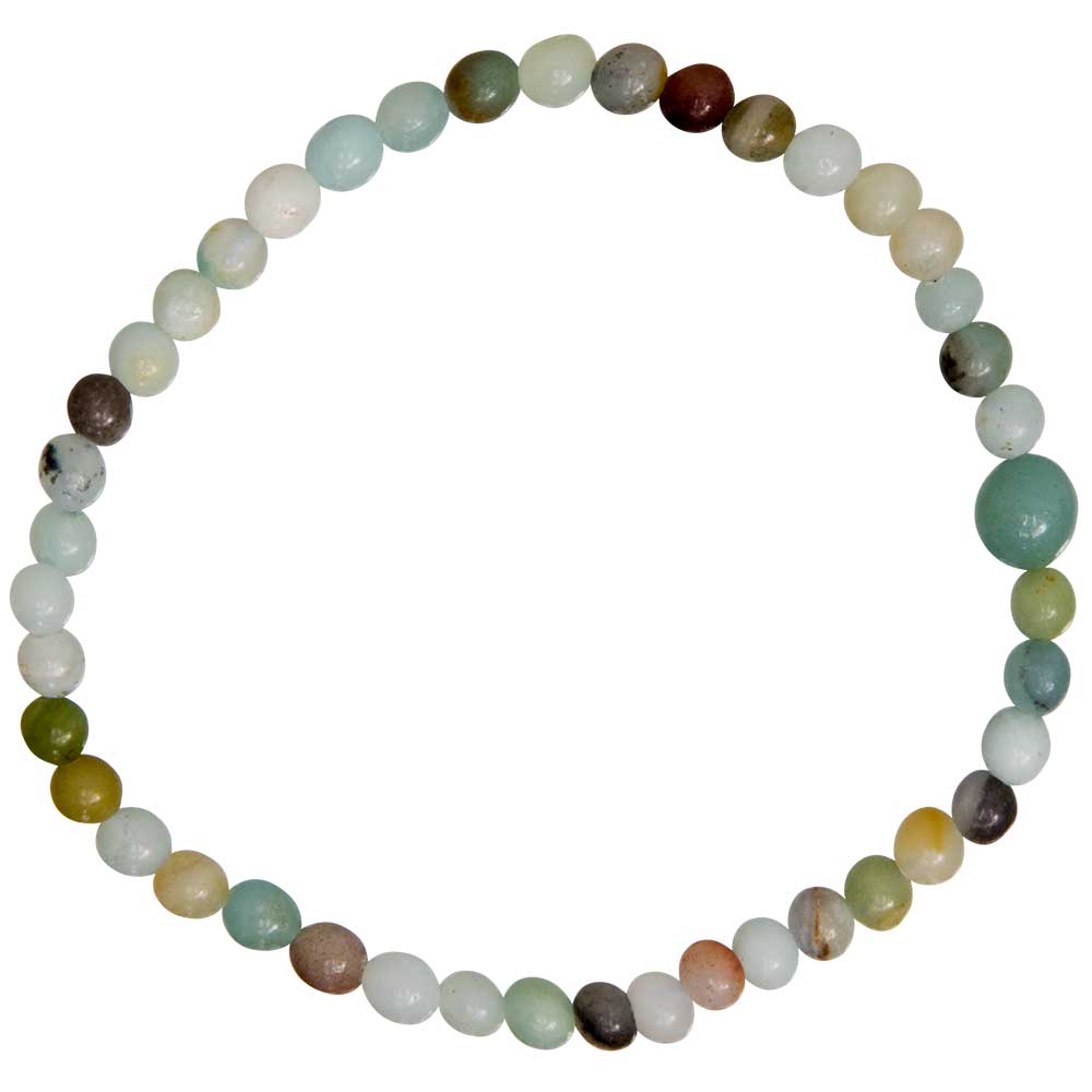 Amazonite Gemstone Bracelet 4mm