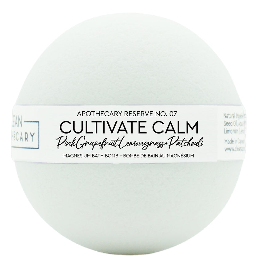 Clean Apothecary Magnesium Bath Bomb - Cultivate Calm