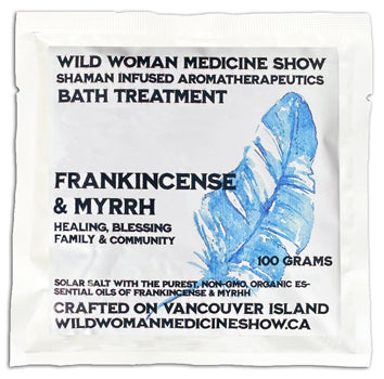 Wild Woman Medicine Show Shaman Bath Treatment - Frankincense & Myrrh 100g