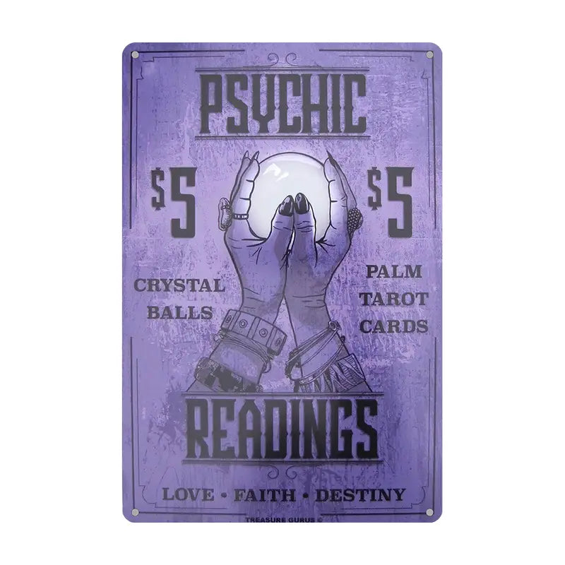 Metal Signs - Psychic Readings