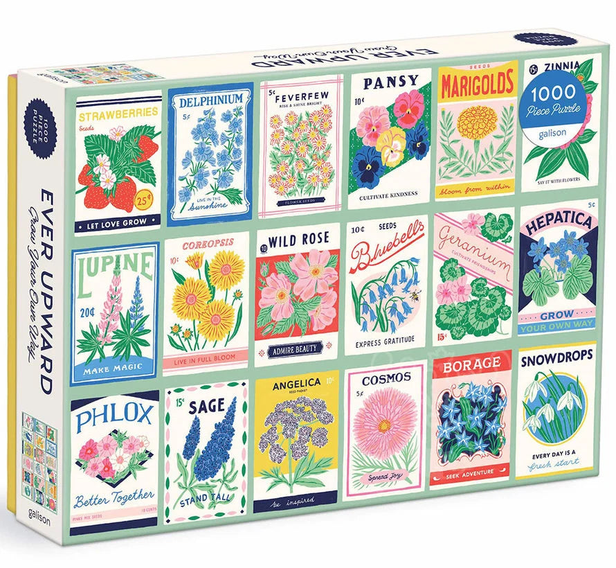 Galison Ever Upward Grow Your Own Way 1000 Pc Puzzle