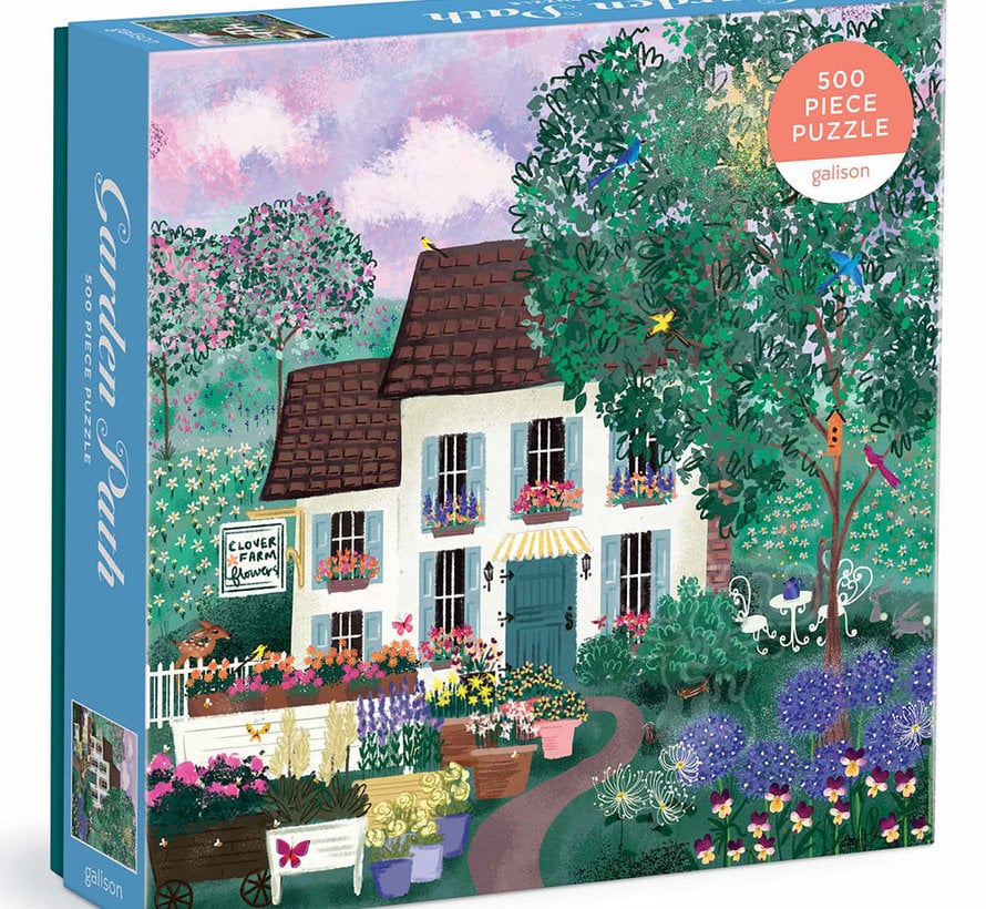 Galison Garden Path 500 Pc Puzzle