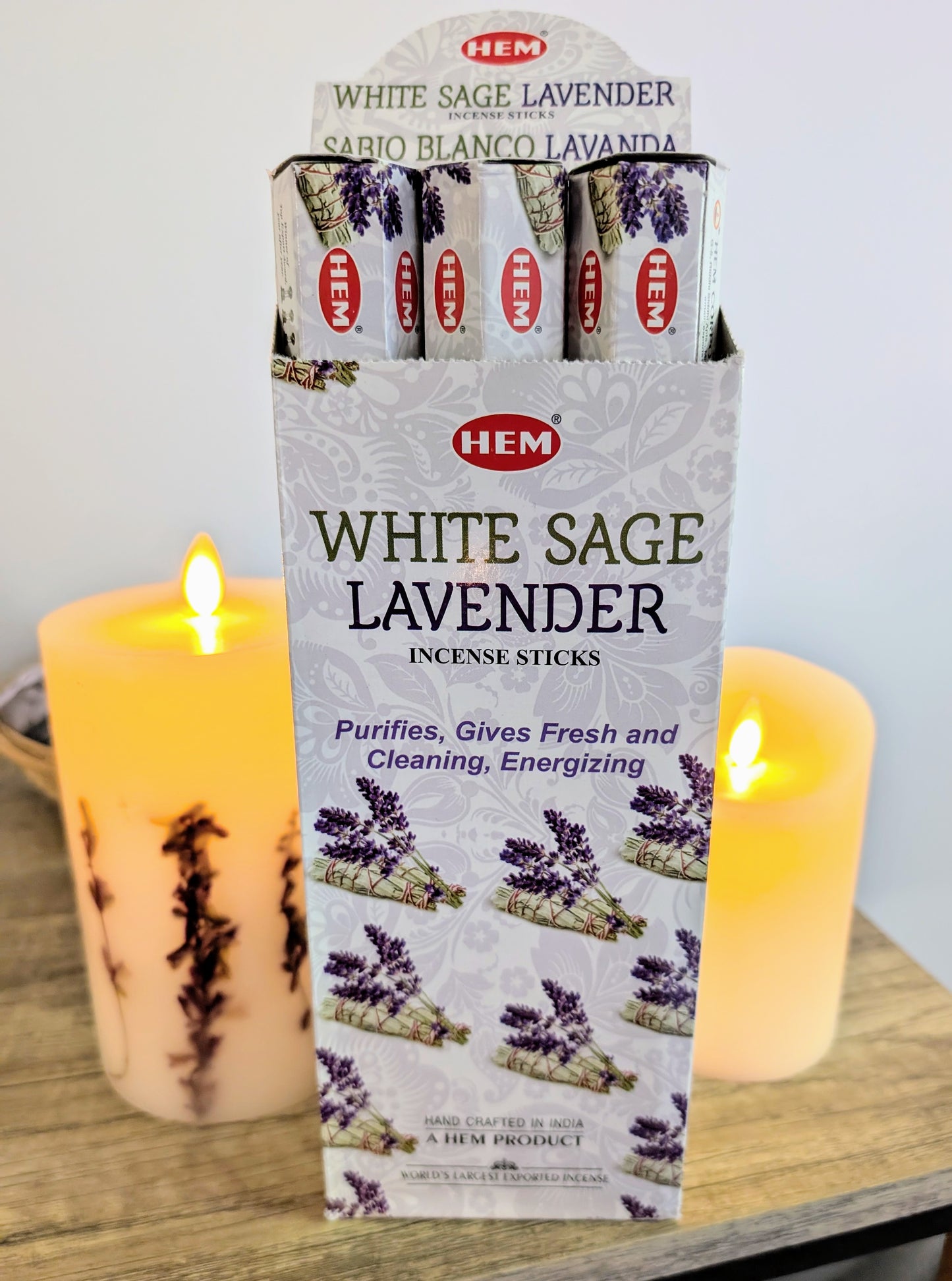 HEM White Sage & Lavender Stick Incense - 20gr