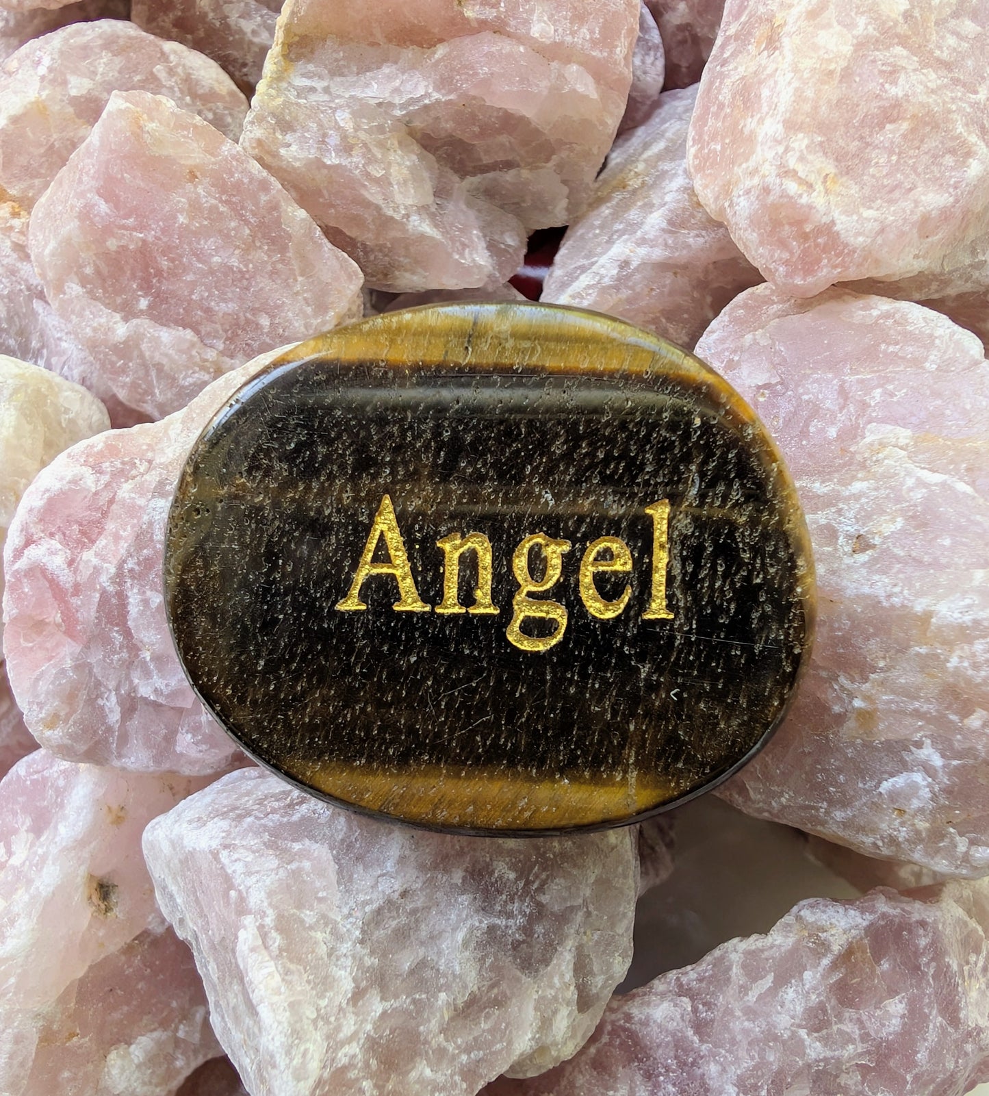 Wishing Gemstone - Angel (Tiger Eye)