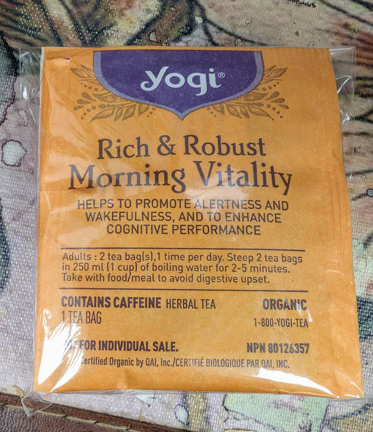 Yogi Rich & Robust Morning Vitality Tea Sampler