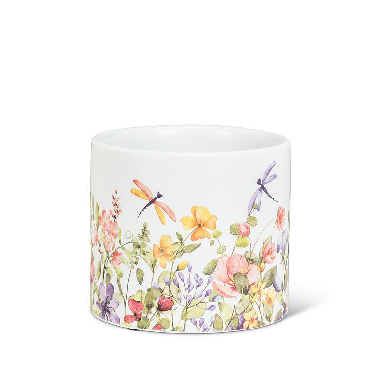 Dragonfly & Flower Planter