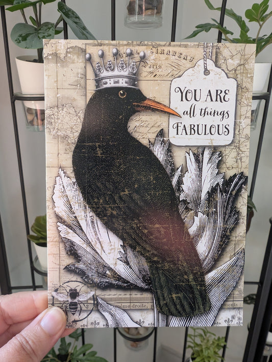 You Are All Things Fabulous Greeting Card - Birthday