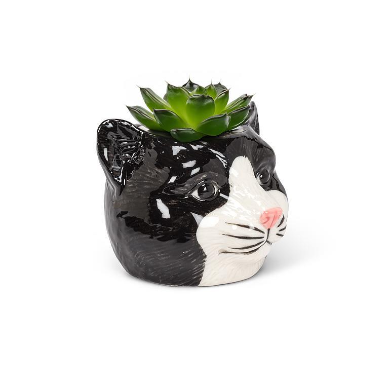 Black Cat Planter