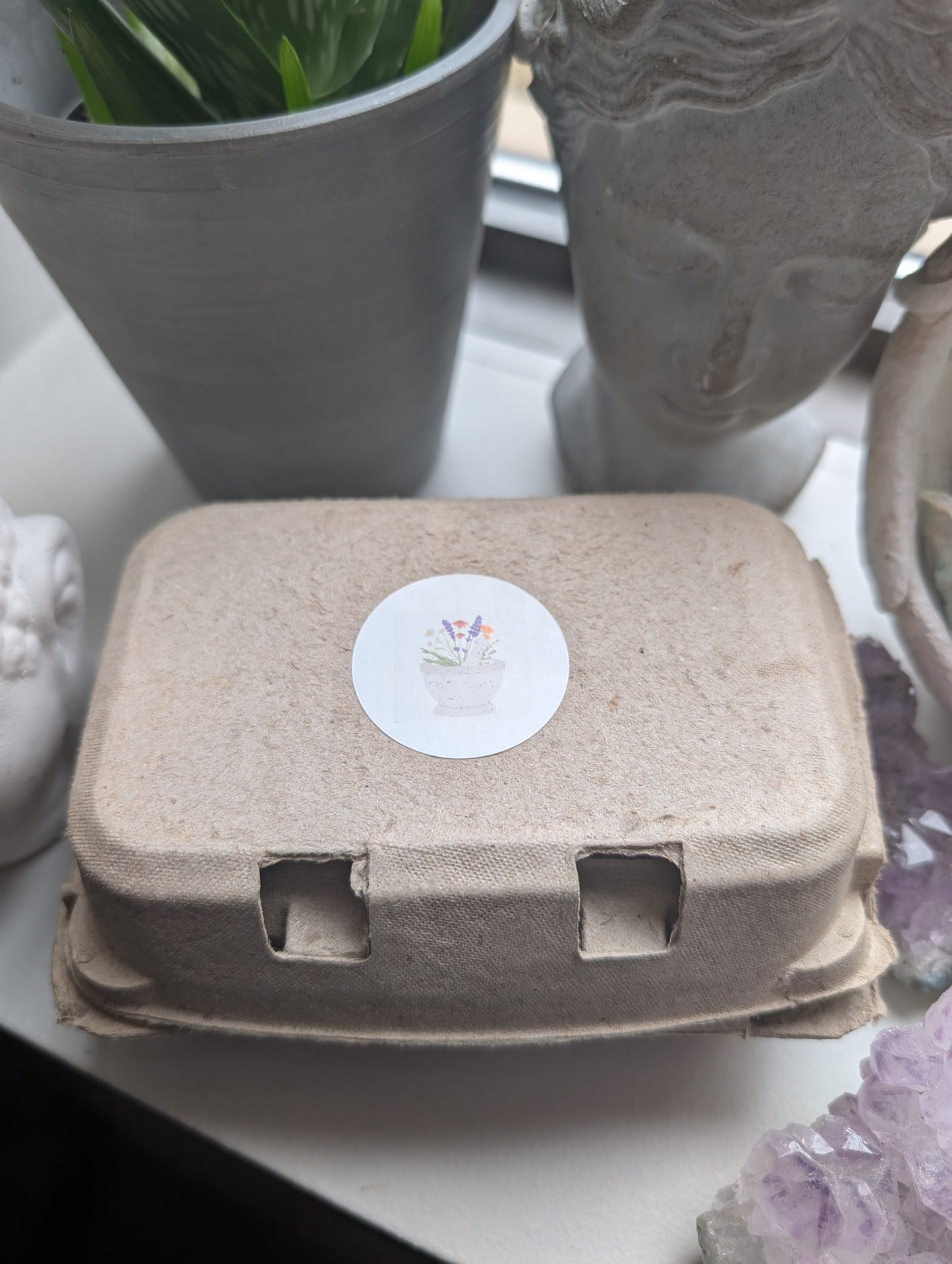 Egg Carton Gift Basket