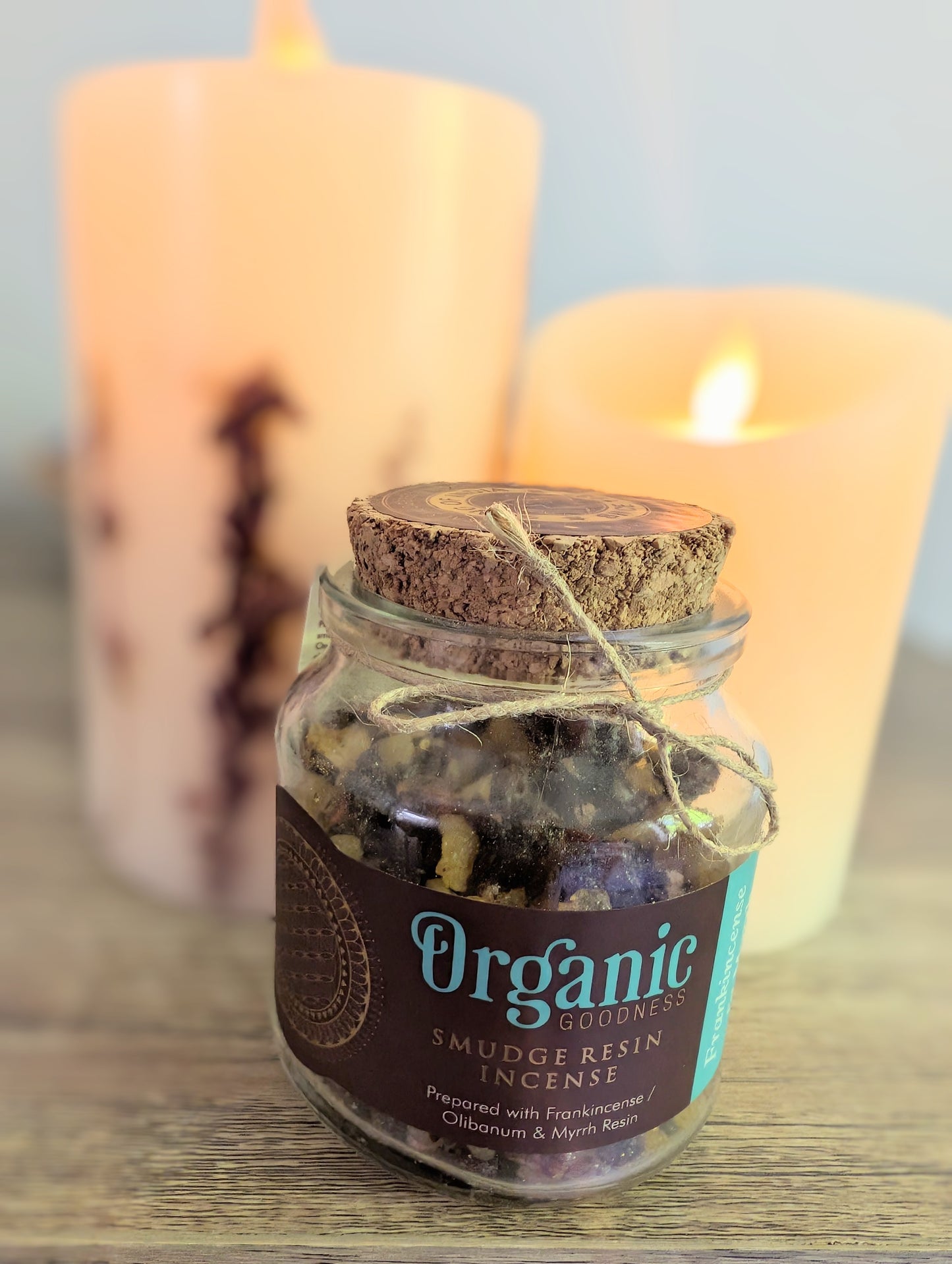 Song of India Organic Goodness Smudge Resin Incense - Frankincense & Myrrh