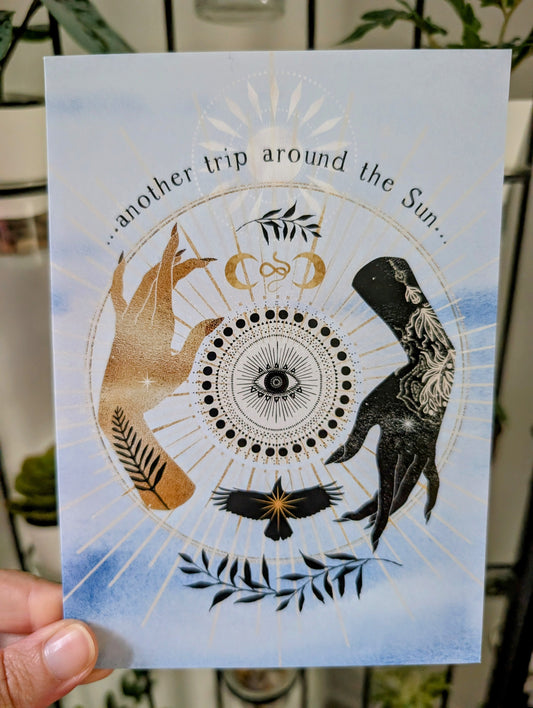 Another Trip Around the Sun Greeting Card - Birthday