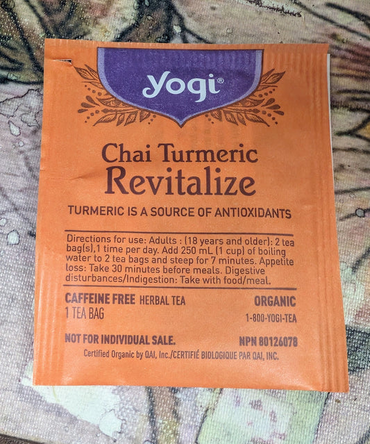Yogi Chai Turmeric Revitalize Tea Sampler