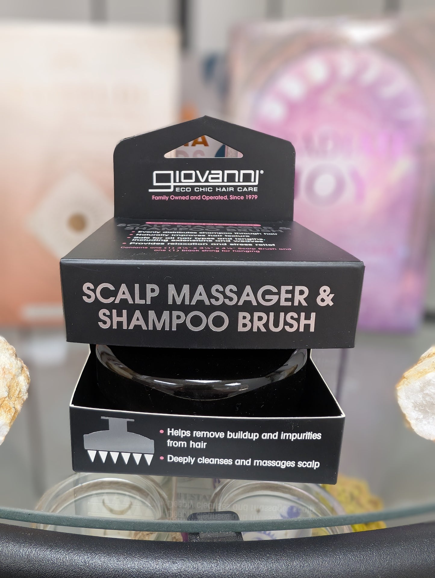 Giovannia Cosmetics Scalp Massager & Shampoo Brush