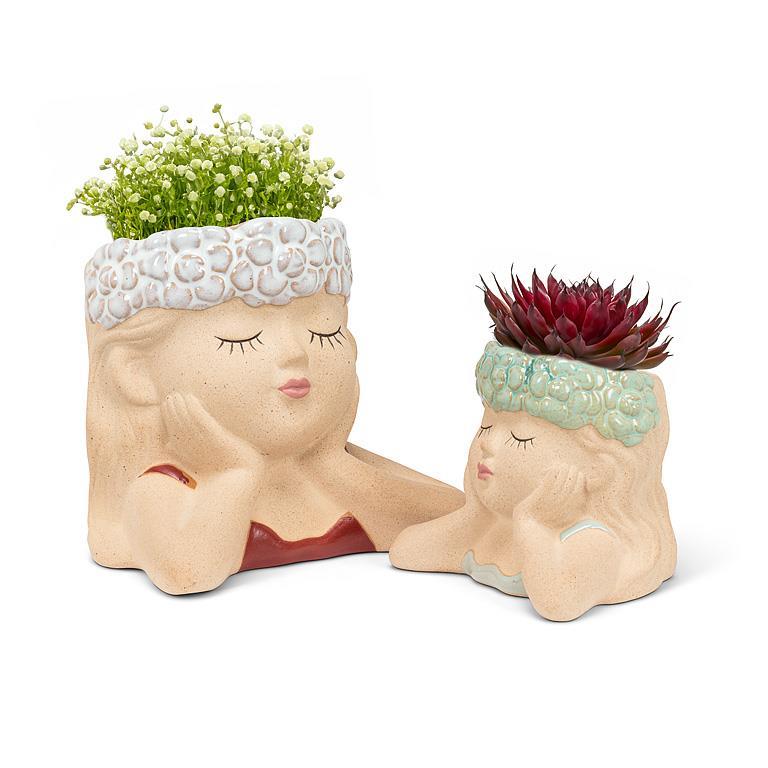 Head in Hands Planter - Medium