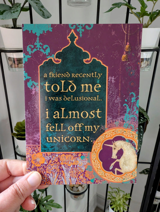 Unicorn Greeting Card - Friendship