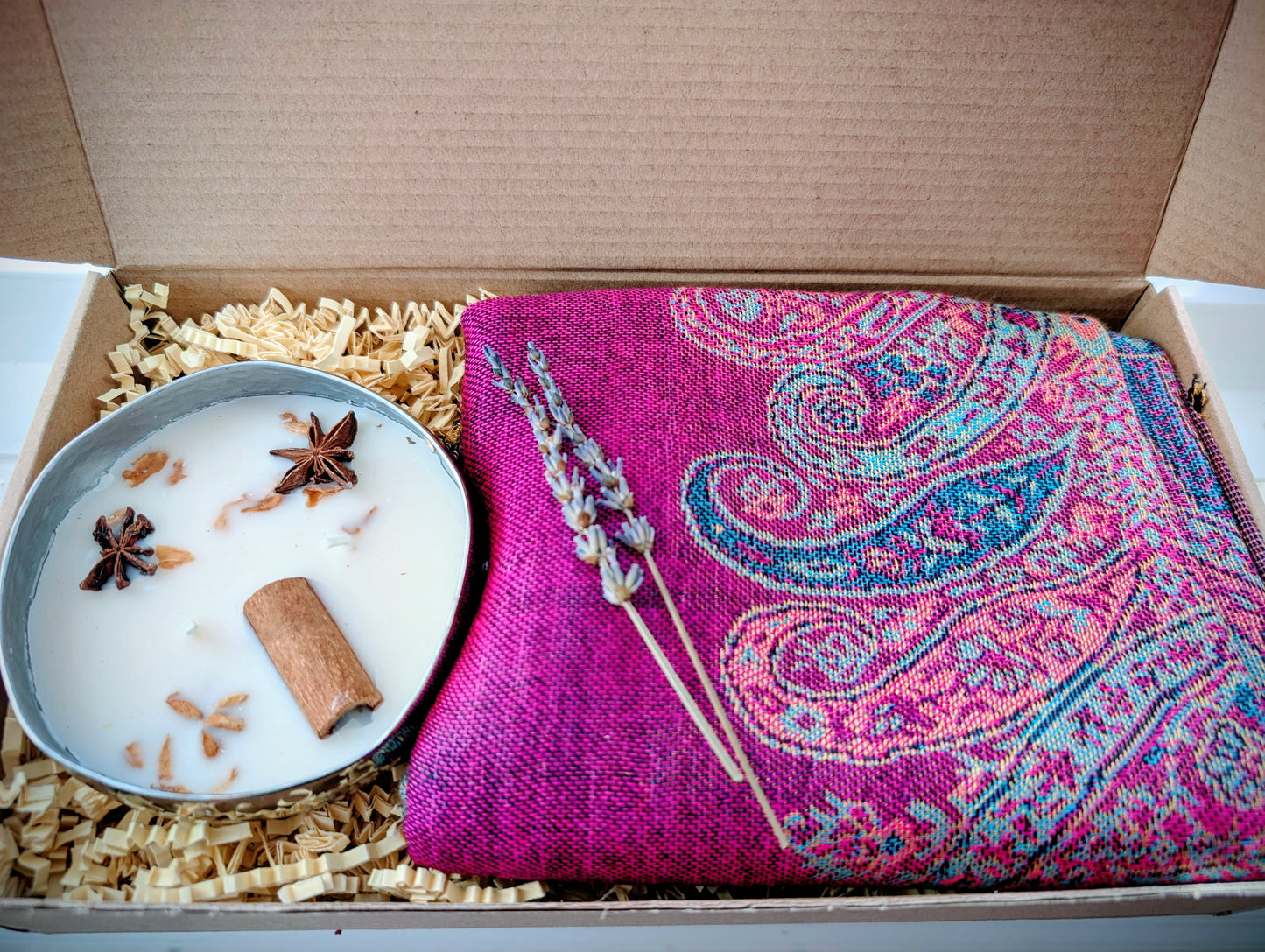 Comfy Cozy Gift Set - Pink Pashmina