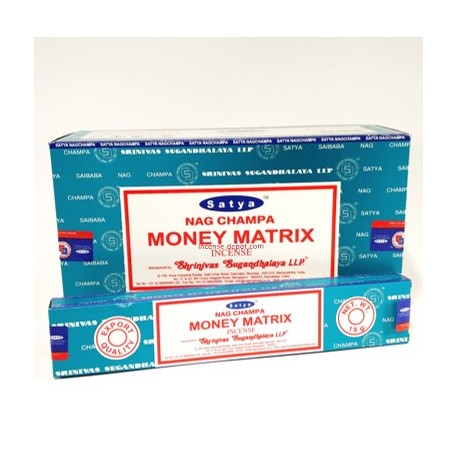 Satya Money Matrix Stick Incense 15g