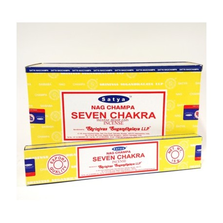 Satya Seven Chakra Stick incense 15g