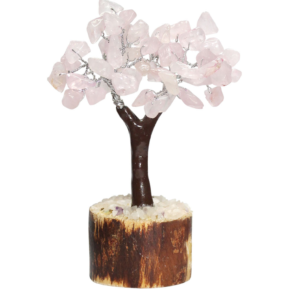 Gemstone Bonsai Tree (Rose Quartz) - 4.5"