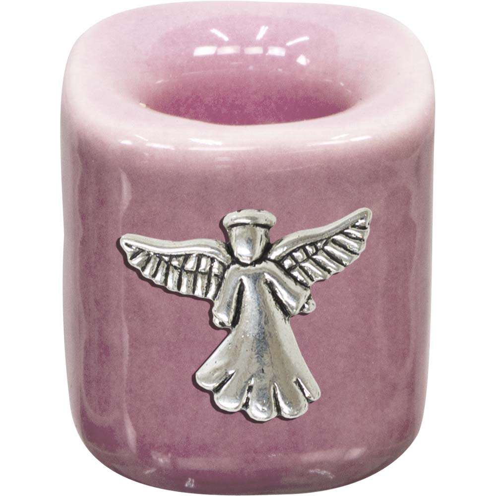 Pink Mini Candle Holder - Angel