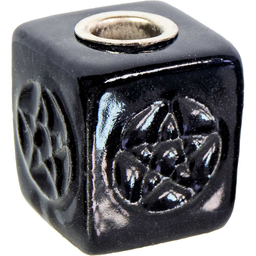 Black Pentacle Mini Candle Holder