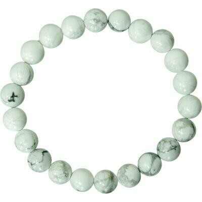 Howlite Gemstone Bracelet 8mm