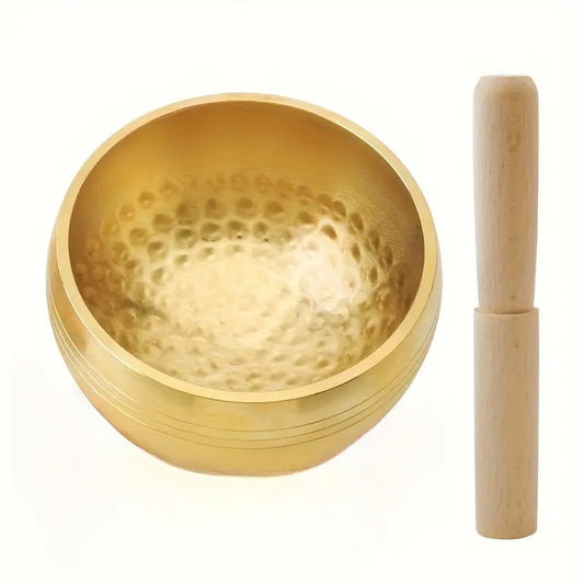 Nepalese Singing Bowl (Gold Finish)- Small