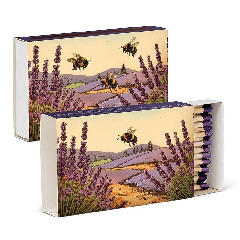 Bee & Lavender Matches (45 Match Sticks)