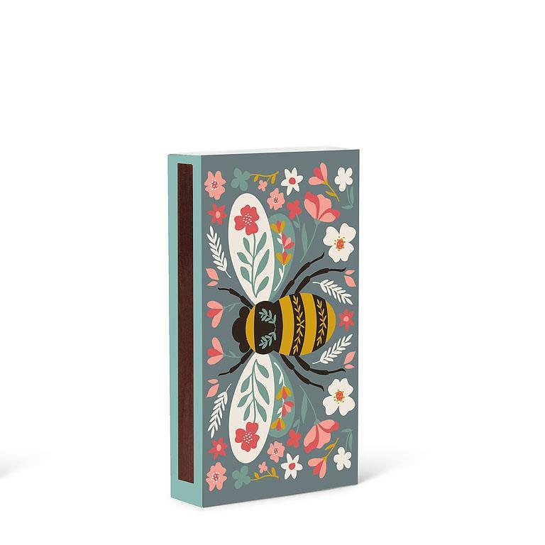 Floral Bee Matches - 45 Match Sticks